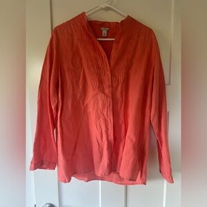 LL Bean Linen Button Up